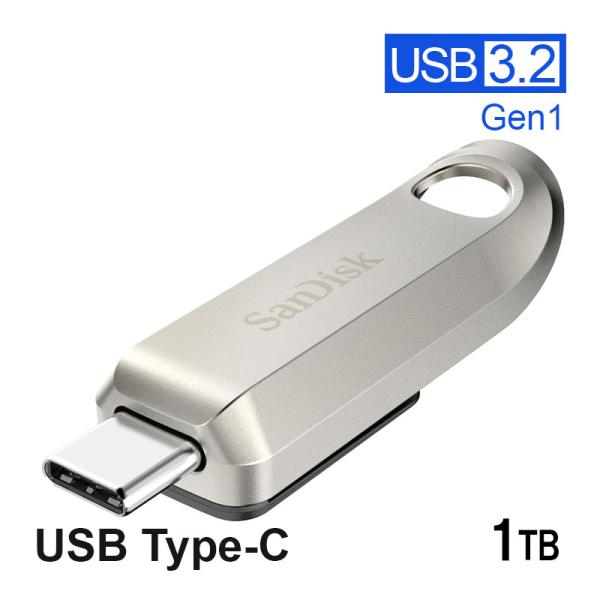 USBメモリ 1TB SanDisk サンディスク Type-C Ultra Luxe スライド式 ...