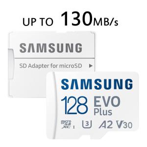 microSDXC 128GB SAMSUNG EVO Plus U3 A2 V30 4K R:130MB/s UHS-I Nintendo Switch 動作確認済 ゆうパケット送料無料 SMTF128G-MC128KAEU｜spdshop