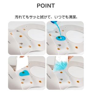 お食事エプロン シリコン シリコンビブ 保育園...の詳細画像5