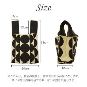 ニットバッグ ミニバッグ トートバッグ マルシ...の詳細画像4