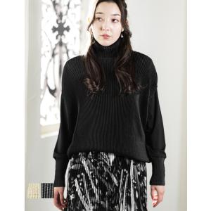 SPECCHIO（スペッチオ） 公式店 シャトルプリーツ ボーダー 長袖