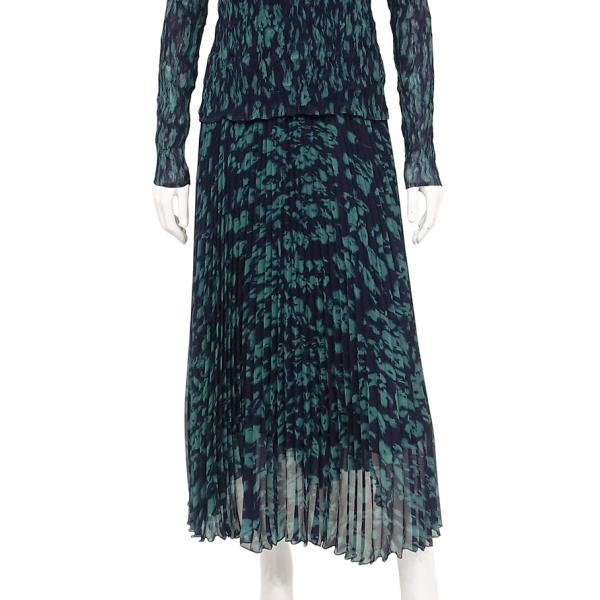 SPECCHIO 公式店 スペッチオ プリーツ スカート ボタニカル柄 ロングスカート フレアスカー...