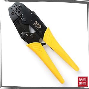 アイウィス(IWISS) ラチェット式 ギボシ端子 同時圧着ペンチ