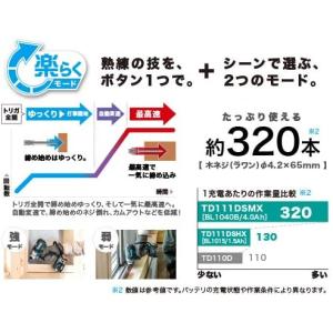 マキタ TD111DZ 本体のみ 青 10.8...の詳細画像1