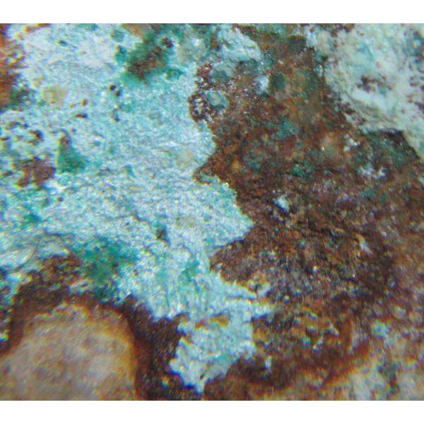 AURICHALCITE(水亜鉛銅鉱)兵庫県明延鉱山1856