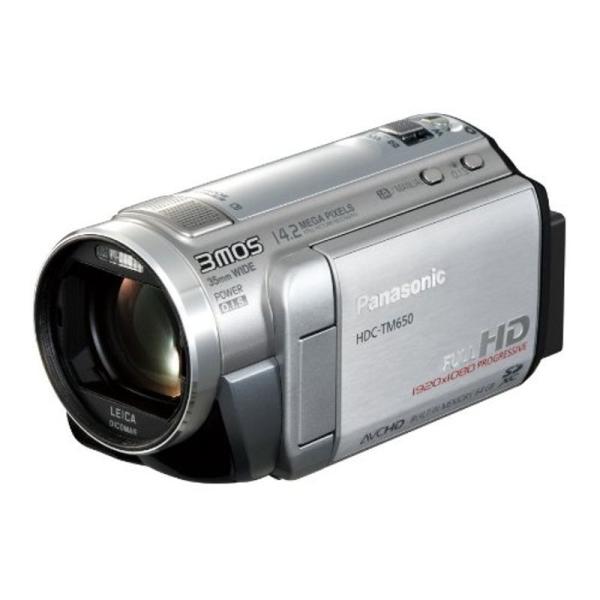 パナソニック デジタルハイビジョンビデオカメラ TM650 内蔵メモリー64GB シルバー HDC-...