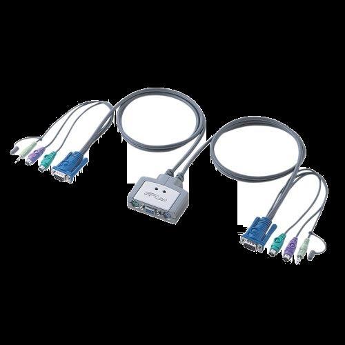 サンワサプライ オーディオ対応CPU自動切替器(2:1) SW-KVM2CPA