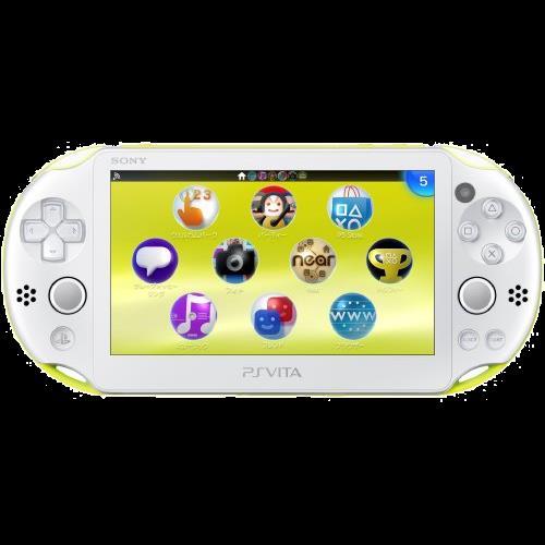 PlayStation Vita Wi-Fiモデル ライムグリーン/ホワイト (PCH-2000ZA...