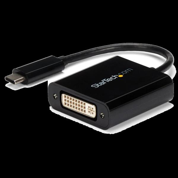 ブラック_Power Delivery 非対応 StarTech.com USB-C - DVIディ...