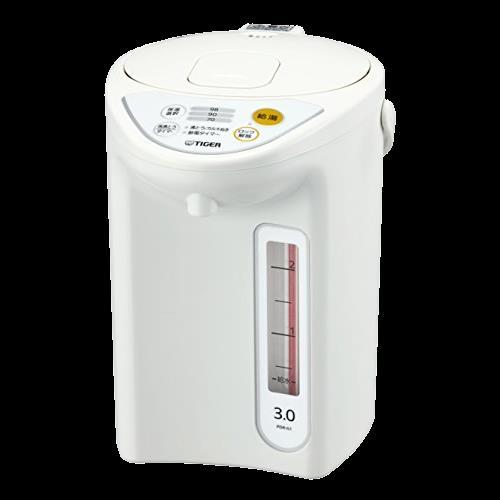 電気 ポット 3L タイガー 魔法瓶 マイコン 電気 ポット 3L ホワイト PDR-G301-W ...