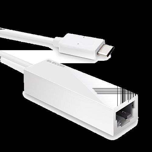 ホワイト_【 USB-C 】 USB3.1 エレコム 有線LANアダプター USB3.1 Gen1 ...