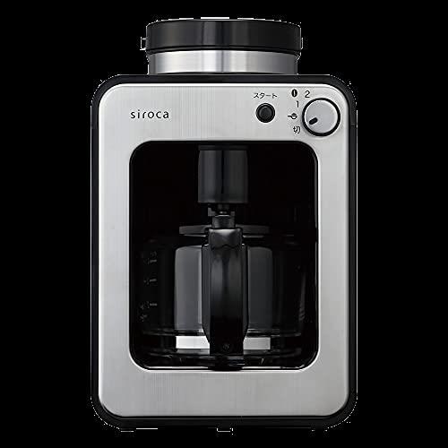SC-A211 シロカ 全自動コーヒーメーカー アイスコーヒー対応 静音 コンパクト ミル2段階 豆...