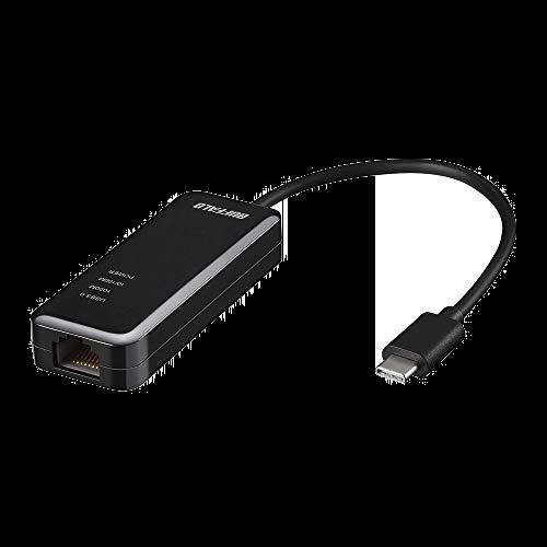 【3】USB Type-Cモデル(ブラック) バッファロー BUFFALO 有線LANアダプター L...