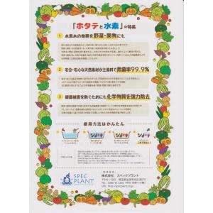 野菜洗浄剤 ホタテと水素 国内初!ホタテ貝焼成...の詳細画像3