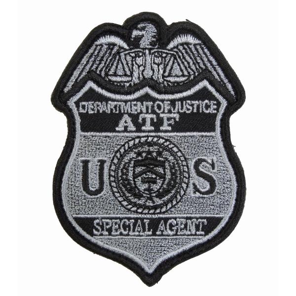 ATFバッジパッチ ブラック