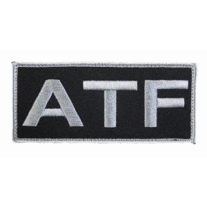 ATFブレストパッチ ブラックシルバー