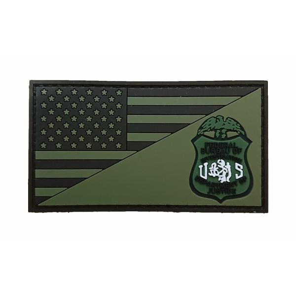 FBI ミックスフラッグPVCパッチ