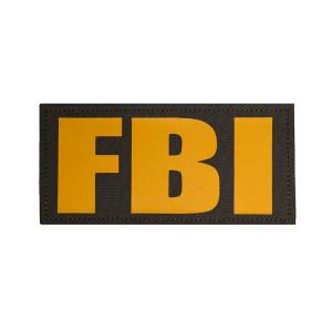 FBIパネルパッチ オレンジイエロー