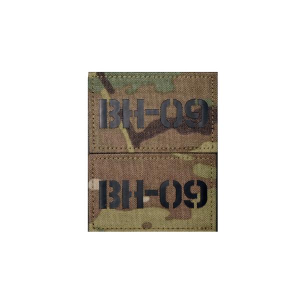 IRコールサインパッチ BH-09 2枚セット