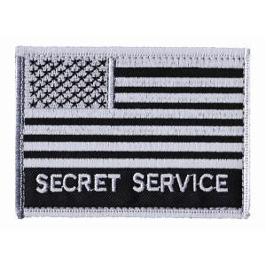 USSS シークレットサービスフラッグパッチ 黒