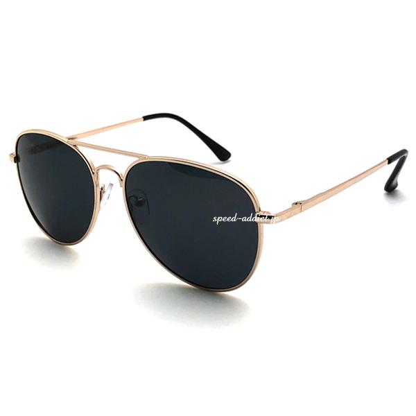 ROTHCO POLARIZED AVIATOR SUNGLASS GOLD × SMOKE/ロスコ...