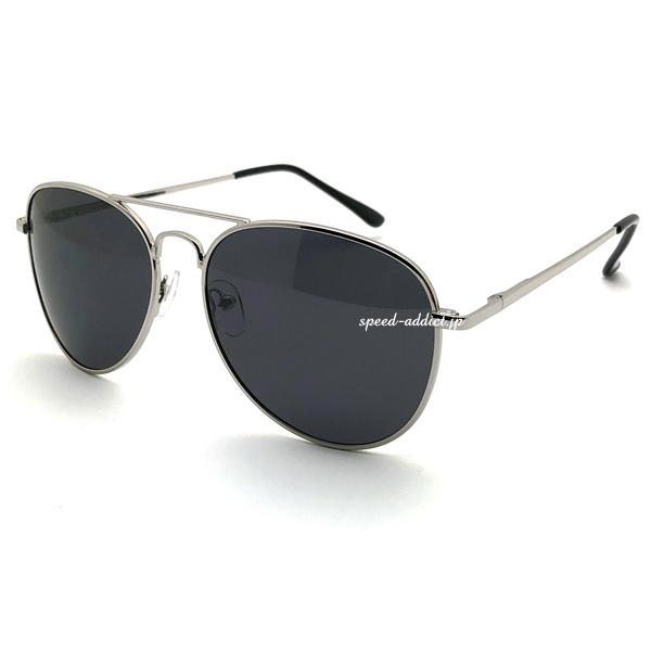 ROTHCO POLARIZED AVIATOR SUNGLASS SILVER × SMOKE/ロ...