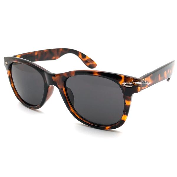 OLD WELLINGTON SUNGLASS べっ甲 × SMOKE/オールドウェリントンサングラ...