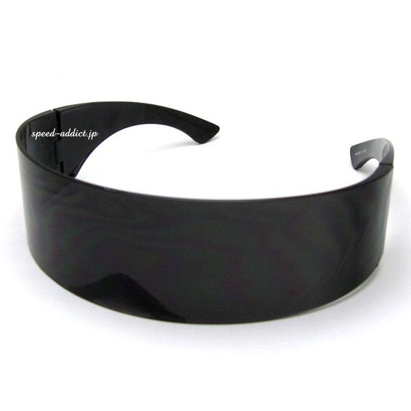 SPACE SUNGLASS BLACK × SMOKE/スペースサングラスブラックバイザーフューチ...