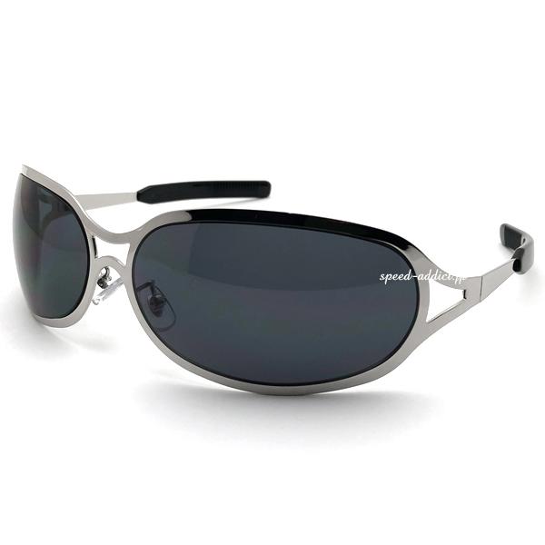 METAL OVAL SUNGLASS SILVER × SMOKE/メタルオーバルサングラスシルバ...