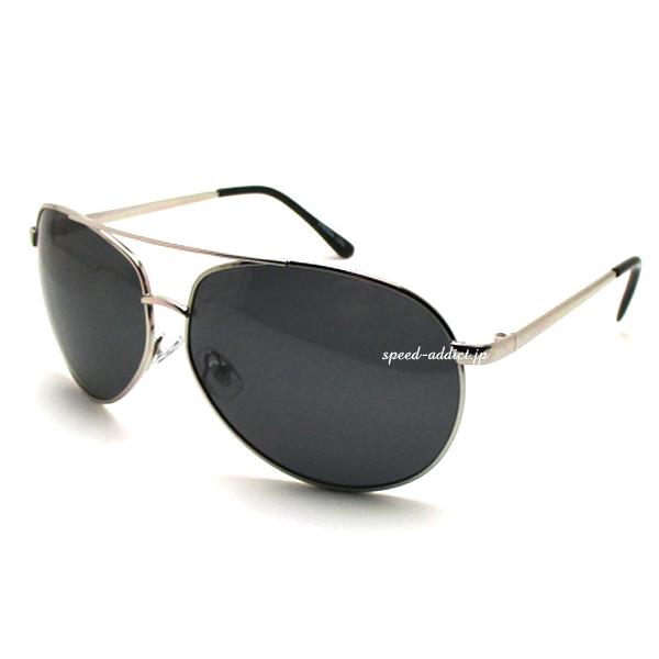 PORALIZED CLASSIC TEARDROP SUNGLASS SILVER × 偏光SMO...