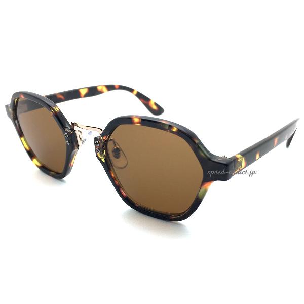 METAL BRIDGE HEXAGON SUNGLASS べっ甲 × BROWN/メタルブリッジヘ...