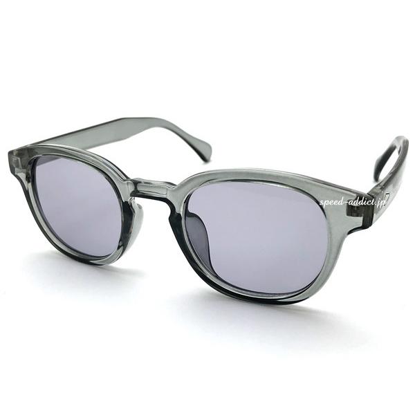 KEYHOLE BRIDGE BOSLLINGTON SUNGLASS CLEAR GRAY × L...