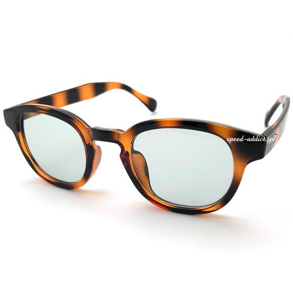 KEYHOLE BRIDGE BOSLLINGTON SUNGLASS べっ甲 × LIGHT GR...