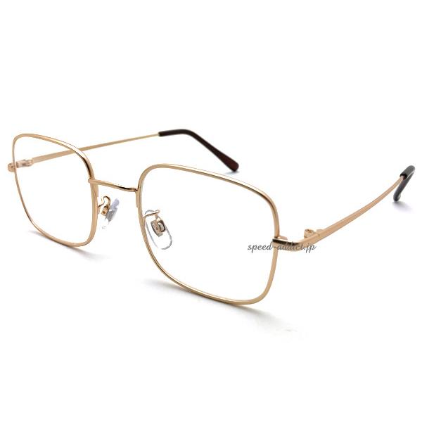 CLASSIC METAL SQUARE SUNGLASS 艶消しGOLD × CLEAR/ゴールド...