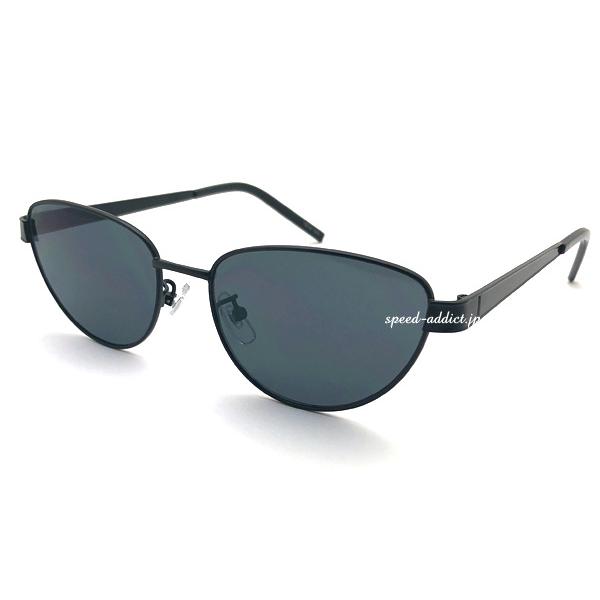 METAL FOX SUNGLASS 艶消しBLACK × SMOKE/マットブラックツヤ消し黒ぶち...