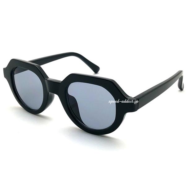 BOLD CROWN PANTO SUNGLASS BLACK × SMOKE/ボールドクラウンパン...