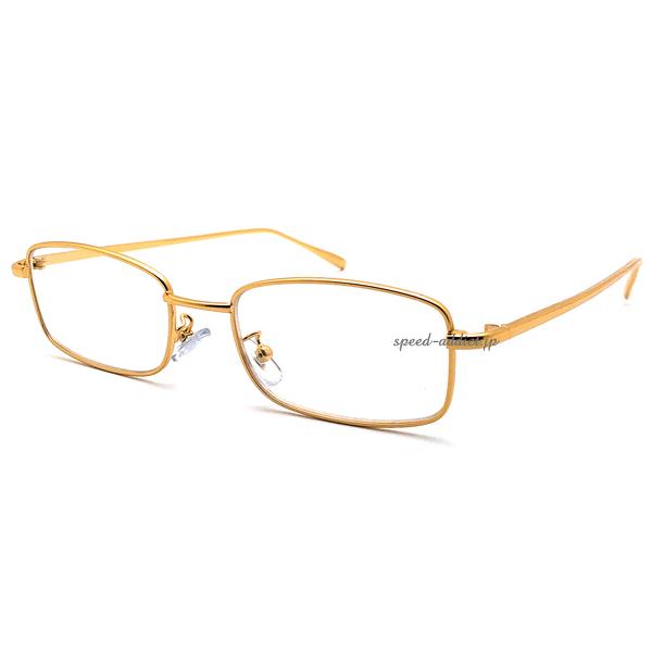 METAL SQUARE SUNGLASS for JAPANESE GOLD × CLEAR/メタ...