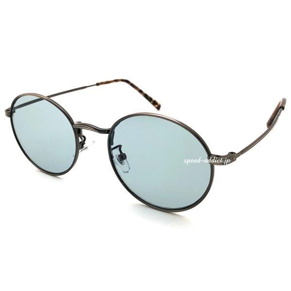METAL ROUND BOSTON SUNGLASS GUNMETAL × LIGHT SMOKE...