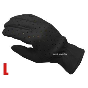 CHURCHILL レザー バイクグローブ MEDIUM 黒 CHURCHILL（チャーチル） CHURCHILL GLOVE ELECTRIC BLUE L/チャーチル
