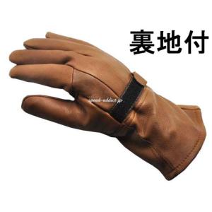 GMG DEER SKIN GLOVE THINSULATE GMG-11 BLACK XL/黒ディアスキン