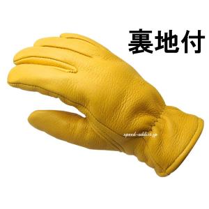 CHURCHILL GLOVE 裏地付 CREAM/チャーチルグローブクリーム白