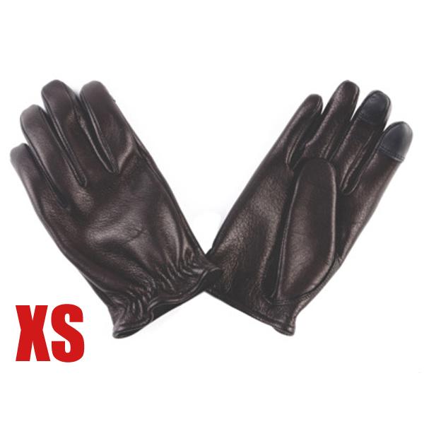 GMG DEER SKIN GLOVE ショートリスト GMG-07 BLACK XS/バイクグロー...