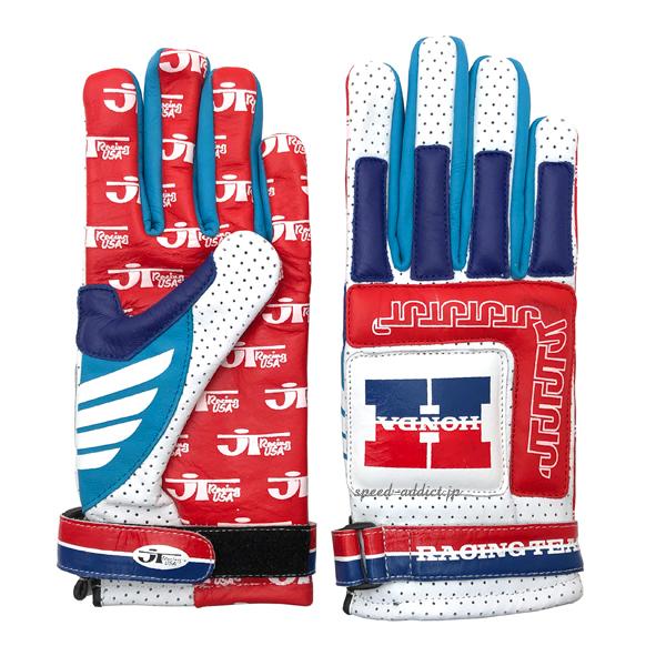 JT Racing USA VINTAGE RACING GLOVE HONDA RACING/hr...