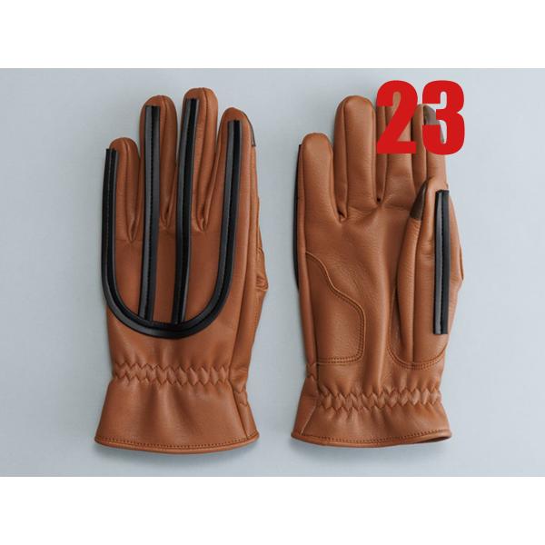 PELLE:K BIKE GLOVES EMU LIGHT BROWN 23cm/ペレックバイクグロ...