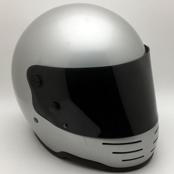 送料無料 箱付 純正シールド付 SIMPSON M62 SILVER 59cm/シンプソン銀シルバー...