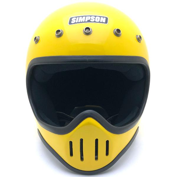 送料無料 SIMPSON M50 YELLOW 58cm/シンプソン黄色イエロービンテージヘルメット...
