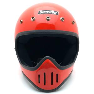 SIMPSON（バイク） 送料無料 SIMPSON M50 RED 58cm/シンプソン赤