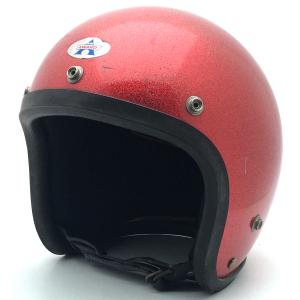 送料無料 1957 初代 水貼り Wストラップ BELL 500-TX WHITE 62cm