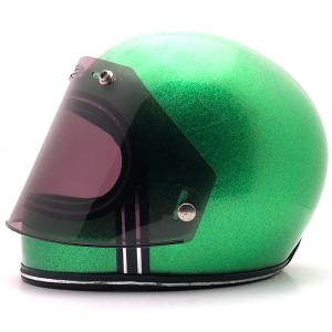 スペースビンテージヘルメット カワサキ 送料無料 Dead Stock 新品 KAWASAKI NAVY METALLIC