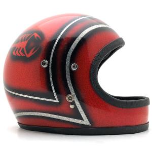 Buco ヘルメット 赤 58-60cm Dead Stock 新品 BUCO ENDURO BRAIN DEAD SMILE RED METALLIC